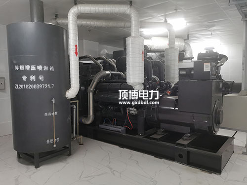 广西华鸿环保设备有限公司第四次购买100KW玉柴配英格发电机组